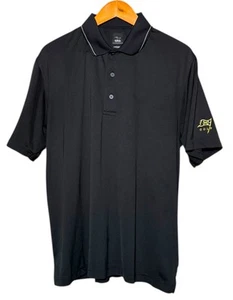 Camisa Polo Page & Tuttle Cool Swing Golf Negra Sólida Manga Corta Para Hombre Talla L - Imagen 1 de 10