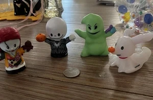 Fisher-Price Little People Nightmare Before Christmas Set of 4  Oogie Glows - Picture 1 of 6