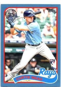 Curtis Mead 2024 Topps #89B-85 1989 Topps Baseball 35th Anniversary Blue Raysys - Picture 1 of 2