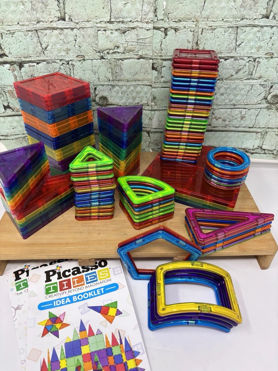 MAGFORMERS Amazing Construction 50 Piece Set - Magnetic Building Tiles STEM Toy With Wheels