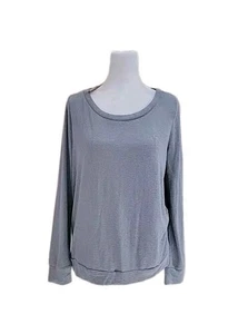New Victoria's Secret Top Gray Embroidered Pink Bow Size Small Soft Lounge Shirt - Picture 1 of 8