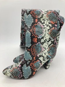 Sofia Taylor Women's Snake Print Knee-High Boots Size 11M - Picture 1 of 7