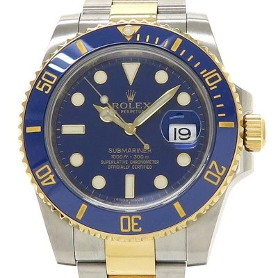 ROLEX Submariner Date 116613LB Gehäusegröße 40mm gebrauchte Herrenuhr #42101 - Bild 1 von 4