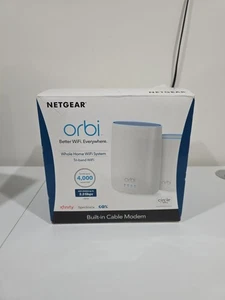Netgear Orbi Tri-Band WiFi System CBK40 Modem Router + Satellit 2,2 Gbit/s 4.000sqft - Bild 1 von 8