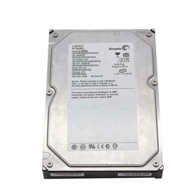 Hard Disk Hdd Disco Ide Pata 3.5" 80Gb Seagate St380022A Computer Desktop Fisso - Image 1 of 3
