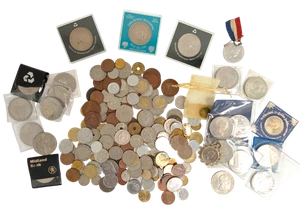 1,7 kg große gemischte weltweite Münzsammlung Gedenkmünzen & Medaillen Numismatiker - Bild 1 von 10