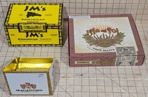 Leere Zigarrenkiste Lot (3): Isla del Sol Toro + JM’s Robusto + Macanudo Ascots - Bild 1 von 17