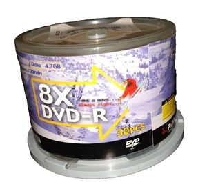 RiDATA 50pcs -8X DVD-R Recordable Blank Media / Sealed - Picture 1 of 3