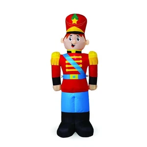 4' Lighted LED Toy Soldier Christmas Inflatable Indoor Outdoor Holiday Decor - Picture 1 of 5