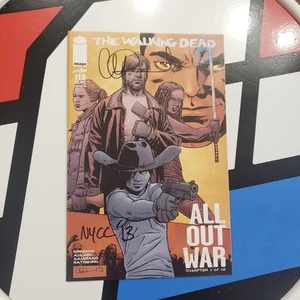 Walking Dead #115 Charlie Adlard Firmado NYCC Cubierta Variante M Alto Grado R - Imagen 1 de 6