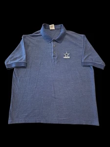 Vintage Dallas Cowboys Poloshirt XL blau CSA sehr guter Zustand Imagewear gesticktes Logo - Bild 1 von 8
