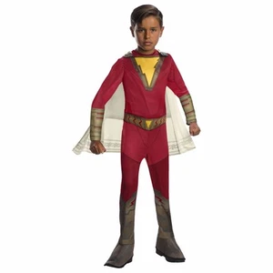 Shazam Classic Captain Marvel DC Comics Wizard Superhero Licensed Boys Costume - Picture 1 of 1