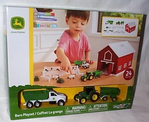 Britains 47333 John Deere Scheune Spielset 24-teiliges Set Bauernhof Spielzeug Maßstab 1:64 Modell - Bild 1 von 3