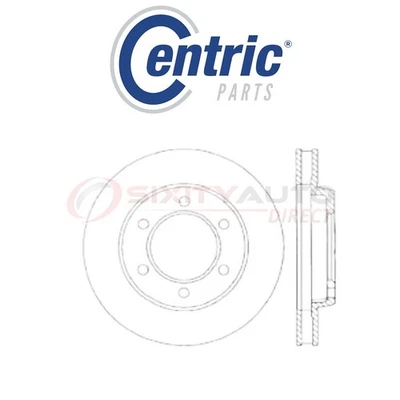 Centric Drilled & Slotted Disc Brake Rotor for 1971-1974 GMC K15 K1500 vp Foto 1 de 4