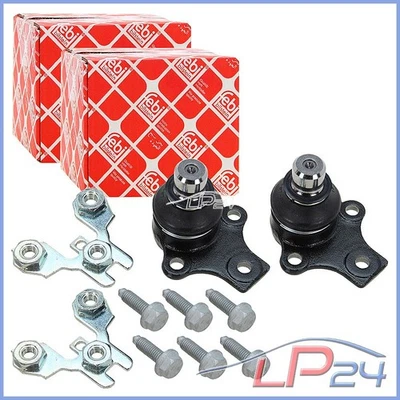 2x FEBI BILSTEIN ROTULE DE SUSPENSION AVANT BAS POUR VW POLO 6K VENTO - Photo 1/4