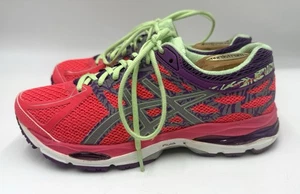 ASICS Gel-Kayano 21 Women’s Running Shoes Size 8 Pink Purple Green  - Picture 1 of 7