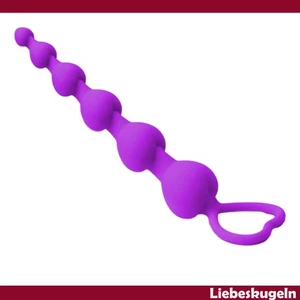 Analkugeln Silikon Sexspielzeug Beckenboden Analstöpsel Analplug Analkette Plug - Bild 1 von 4