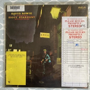 DAVID BOWIE - ZIGGY STARDUST - Early PRESS VINYL LP - Green RCA - 1E / 1E - Picture 1 of 5