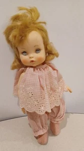 Vintage Adorable Effanbee Gray eyes Hard Plastic Doll - Picture 1 of 8