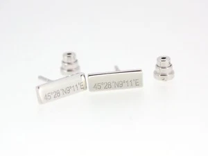 Emporio Armani Ohrstecker EG3306040 SIGNATURE Milano Sterlingsilber UVP 79,- - Picture 1 of 3