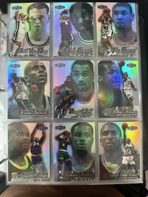 Juego completo de 3 tarjetas de radiocontrol Flair Showcase Basketball Row 1998-99 1-90 Foto 1 de 4