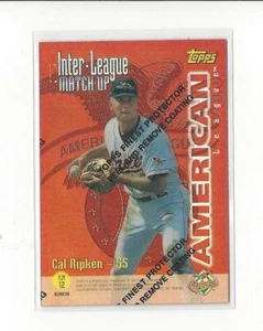 1997 Topps Inter-League Finest Refractor #ILM12 Cal Ripken Jr./Gregg Jefferies - Picture 1 of 1