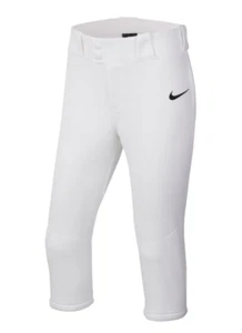 AV6882 Nike Vapor Select Softball Pant / White / Youth (Girls) - Picture 1 of 3