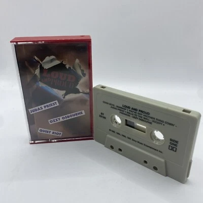 LOUD & PROUD Metal Compilation Cassette Tape USA Import - Image 1 of 4
