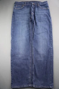 Pantalones de mezclilla para hombre Wrangler Premium calce relajado elásticos lavado medio talla 35x30 - Imagen 1 de 6