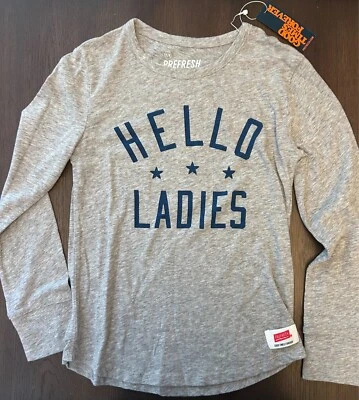Camiseta Prefresh by Chaser Boys 7 8 Hola Damas Diseñador Manga Larga NUEVA NUEVA CON ETIQUETAS Foto 1 de 3