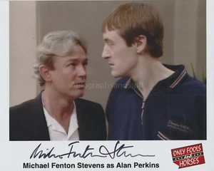 Foto firmada a mano de Michael Fenton Stevens 8x10, autógrafo solo idiotas genial (C) - Imagen 1 de 5