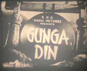 “Gunga Din” (1939) 8mm Film, Cary Grant, British Army, India, Heroic Sacrifice - Picture 1 of 24