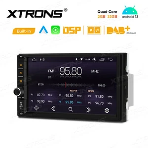 7" Android12 Car Stereo Radio Bluetooth Double 2 Din USB FM Full RCA Output 32G - Picture 1 of 12