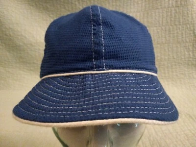 Gorra de béisbol para mujer OSFA Liz Claiborne azul atado con lazo forma suelta Foto 1 de 4