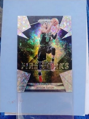 JAYSON TATUM 2018-19 Panini Prizm Fireworks DISCO PRIZM #26 Celtics - Image 1 of 4