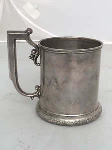 Child’s Cup Mug GORHAM STERLING Silver 1876 Nice Die Rolled Edge - Picture 1 of 11