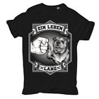 T-Shirt Englische Bulldogge Schwarz Größe S M L XL XXL 3XL 4XL 5XL 6XL 7XL 8XL 