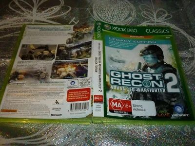 TOM CLANCY'S GHOST RECON 2 ADVANCE WARFIGHTER LEGACY EDITION (XBOX 360 GAME,MA) - Image 1 of 2