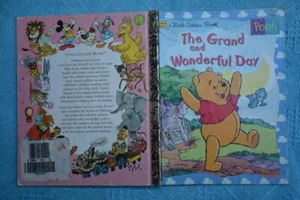 Little Golden Book: POOH BEAR-The Grand & Wonderful Day #101-64 1996 PINK Back - Picture 1 of 1