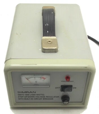 Simran SMVS-1000 Watts Step-Up/Down Voltage Regulator Built in Circuit Breaker  - Image 1 of 3