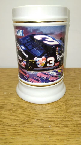 NASCAR Dale Earnhardt Goodwrench Ceramic Stein Cover