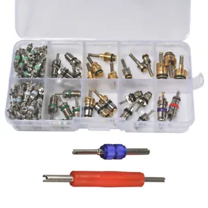 102pcs Car R12 & R134a A/C Air Conditioner American valve Core Remover Tool Kit - Picture 1 of 6