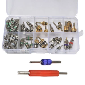 102pcs Car R12 & R134a A/C Air Conditioner Schrader Valve Core Remover Tool Kit - Picture 1 of 6