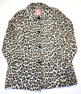 Kate Spade trench Coat waterproof animal print light short pink lining New XL - Picture 1 of 14