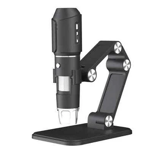 New Wifi Digital Microscope HD Electronic Microscopes With Adjustable Stand 8LED - Picture 1 of 18
