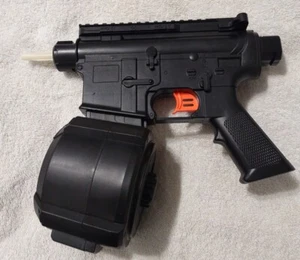 M4A1 with Splatter Ball Blaster TOY Drum Magāzine Electric 1000 rounds - Picture 1 of 12