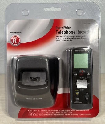 RadioShack Portable Digital Voice Telephone Recorder 43-127 - Image 1 of 2