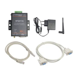 HF2211A DTU Serial Server RS232/RS485/RS422 Serial Port to WiFi Ethernet Modbus - Picture 1 of 8