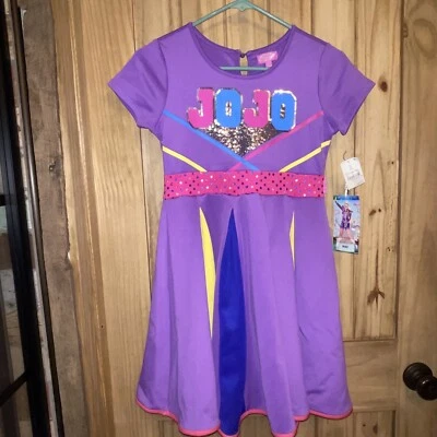 JoJos Armario Niñas Animadora Disfraz XL 14/16 Nickelodeon Brillo Foto 1 de 4