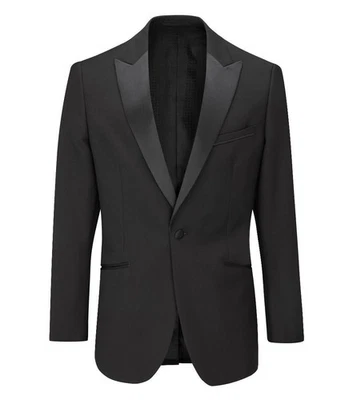 Chaqueta Slim De Traje De Cena Skopes Para Hombre En Negro, 34S A 50L - Imagen 1 de 4